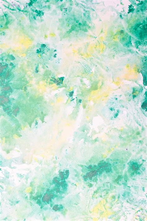 Abstract Yellow and Green Art Painting · Free Stock Photo