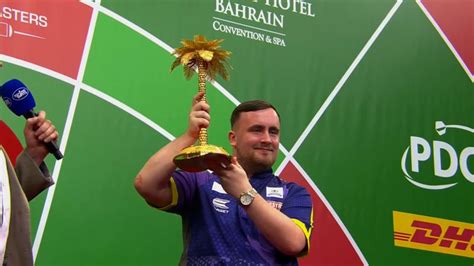 Teenage phenomenon Luke Littler wins Bahrain Masters title and throws ...