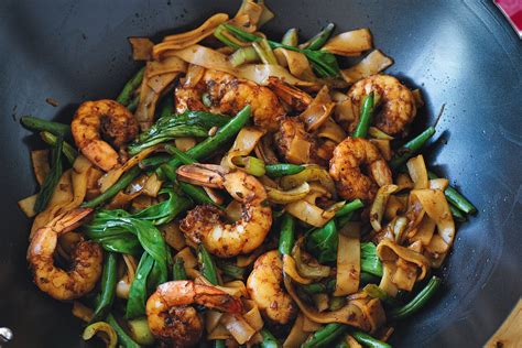 healthy chicken and prawn stir fry