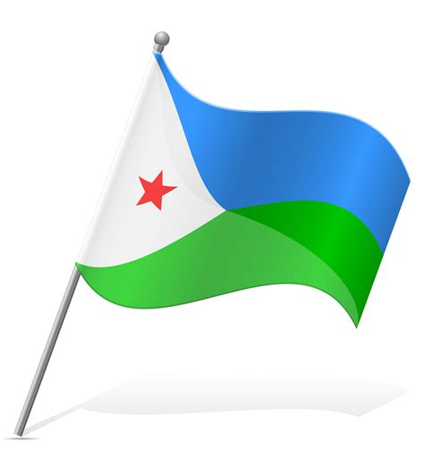 flag of Djibouti vector illustration 514401 Vector Art at Vecteezy