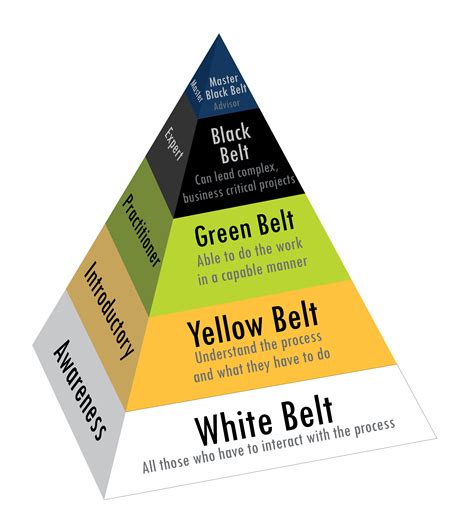 Six Sigma Belt Levels Explained