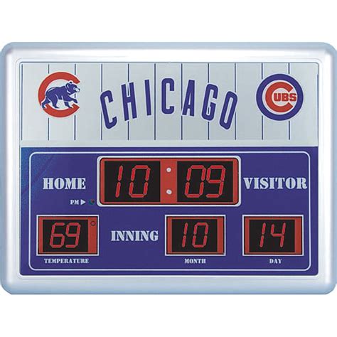 Chicago Cubs Scoreboard Clock - Free Shipping Today - Overstock.com ...