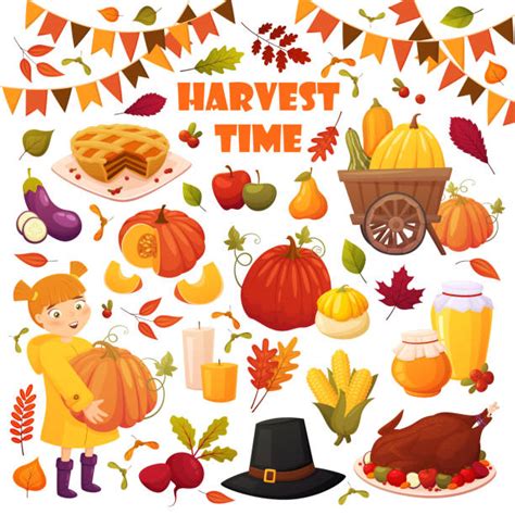 Kids Thanksgiving Illustrations, Royalty-Free Vector Graphics & Clip Art - iStock