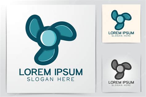 Premium Vector | Propeller logo designs inspiration isolated on white background