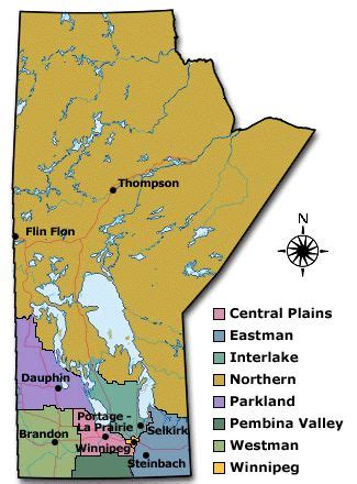 Manitoba's Tourist Regions