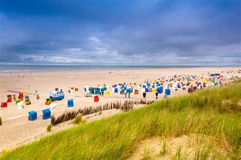 Beach Chairs On The Island Of Juist Stock Photo - Download Image Now ...