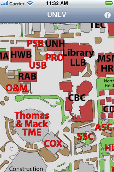 UNLV Campus Map: Campus and Building Maps for University of