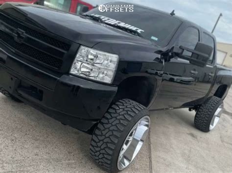 2008 Chevrolet Silverado 1500 Wheel Offset Super Aggressive 3"-5" Suspension Lift 9" | 1716942 ...