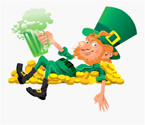 Green Leprechaun Clipart - Leprechaun Png Transparent , Free ...