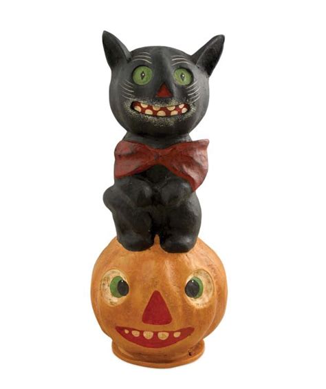 Vintage Black Cat Halloween Decorations - kraibmmifs-video