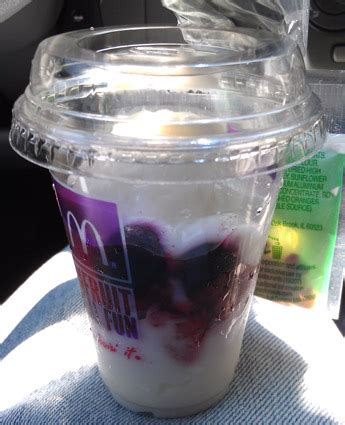 On Second Scoop: Ice Cream Reviews: McDonald's Fruit & Yogurt Parfait ( it's new to me! )