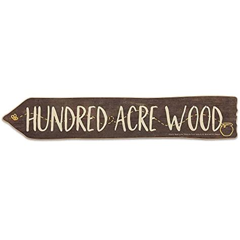 Winnie The Pooh 100 Acre Wood Sign FOR SALE! - PicClick UK