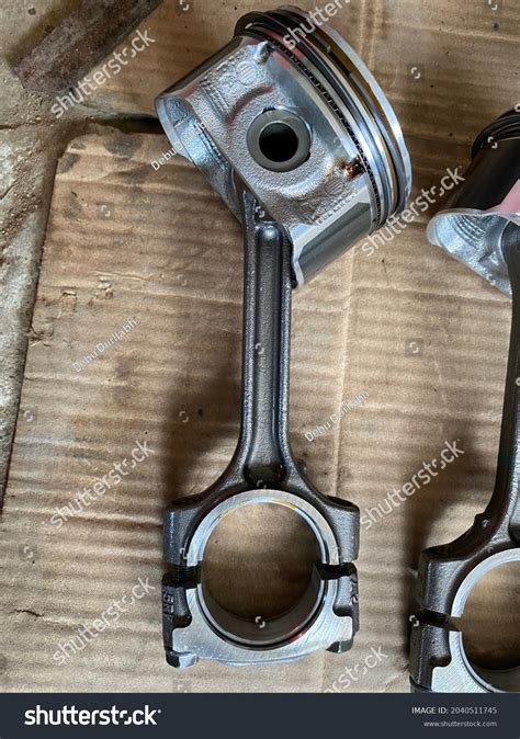 Diesel Engine Piston Connecting Rod Paper Stock Photo 2040511745 ...