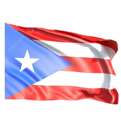 Puerto Rico Flag Waving