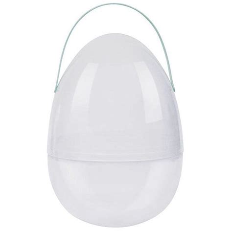 Jumbo Clear Plastic Easter Egg with Handle: 10-Inch Big Easter Eggs, Plastic Easter Eggs, Easter ...