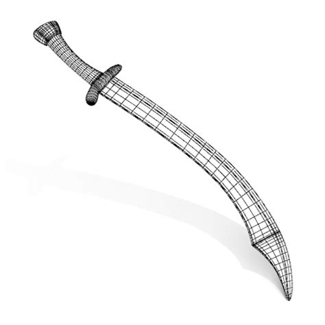 Arabian Sword Model - TurboSquid 1296070