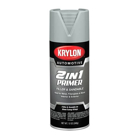 Krylon Automotive 2-In1 Hi-Build Primer, Gray, 12 oz. - Walmart.com ...