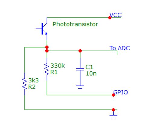 operational amplifier - Ambient light sensor to a microcontroller ...