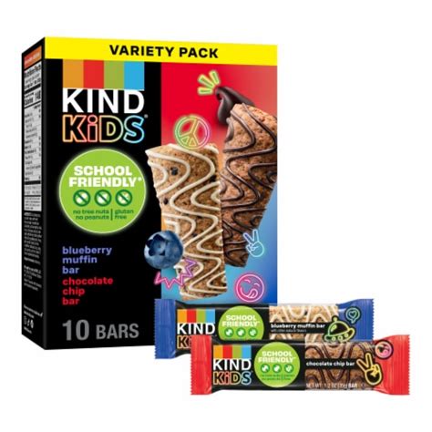 KIND Kids Snack Bars Variety Pack, 10 ct - King Soopers