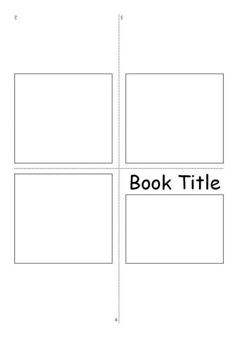 Editable Fold-Over Mini Book Templates (SB7366) - SparkleBox