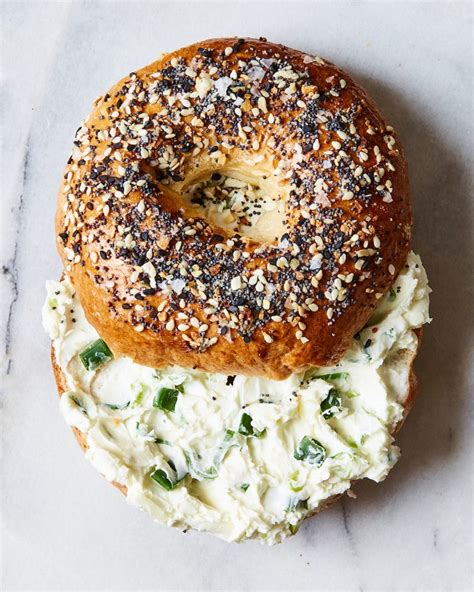 New York-Style Everything Bagels with Scallion Cream Cheese | Bread | Eitan Bernath