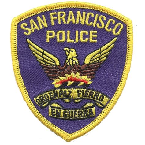 San Francisco Police Department Patch - California (Iron on) – Patch Parlor