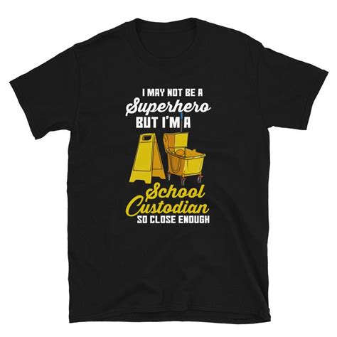 School Custodian Shirt Janitor Shirt Caretaker Shirt School - Etsy