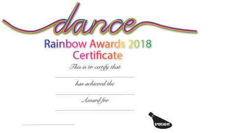 Dance School Certificate on Behance