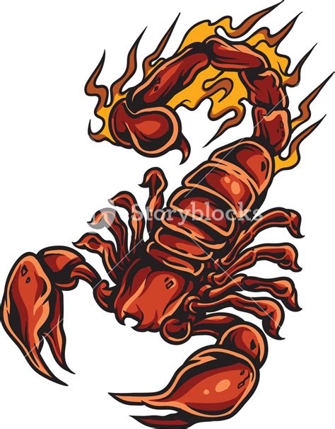 Scorpion Vector Element Royalty-Free Stock Image - Storyblocks