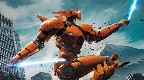 Orange robot illustration, Pacific Rim: Uprising, 4k HD wallpaper | Wallpaper Flare