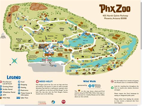 Phoenix Zoo. It was very hot and a lot of the animals were sitting in ...