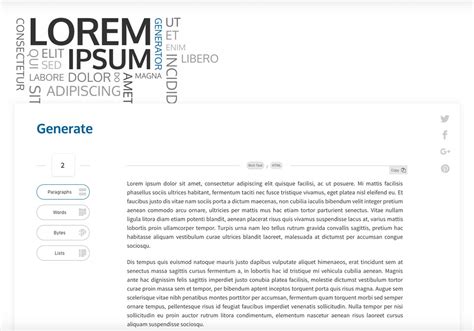 Ipsum lorem generator - hutpikol