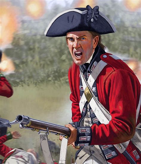 British redcoat infantry during the American War of Independence American Revolutionary War ...