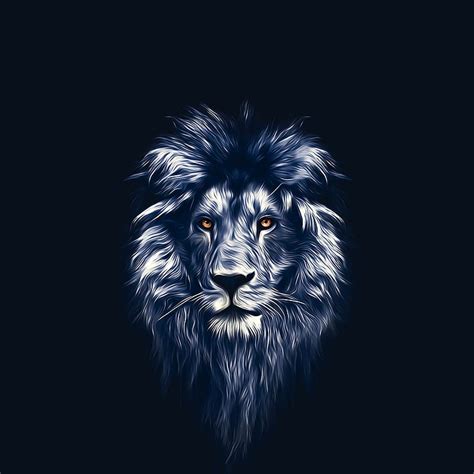 Angry Lion Eyes Wallpaper