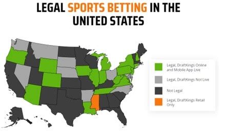 Where is DraftKings Sportsbook Legal? DraftKings Live States