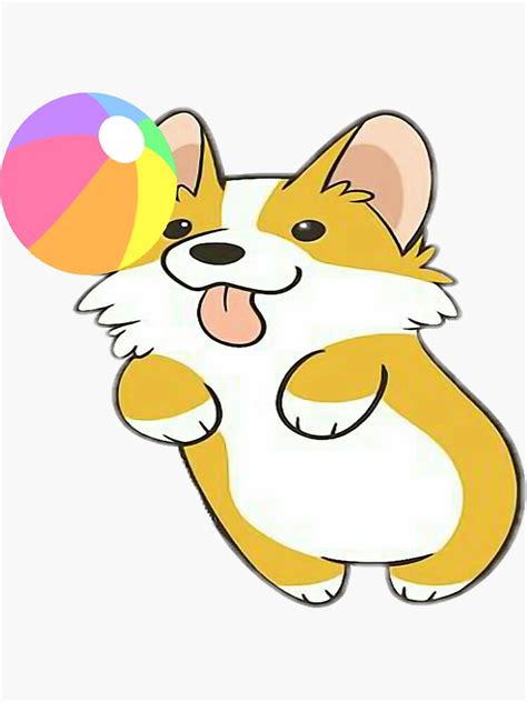 "Corgi, dogs corgi, corgi cool" Sticker for Sale by MossaK9 | Redbubble