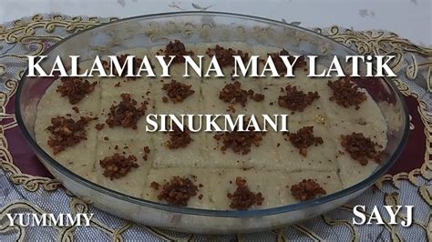 #How to cook Kalamay (Sinukmani)with Coconut Toasted Recipe#SAYJ@ - YouTube