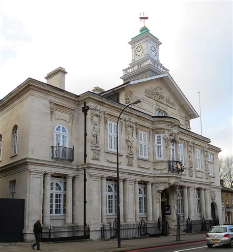 Deptford Town Hall sculptural decoration by Henry Poole - Bob Speel's Website