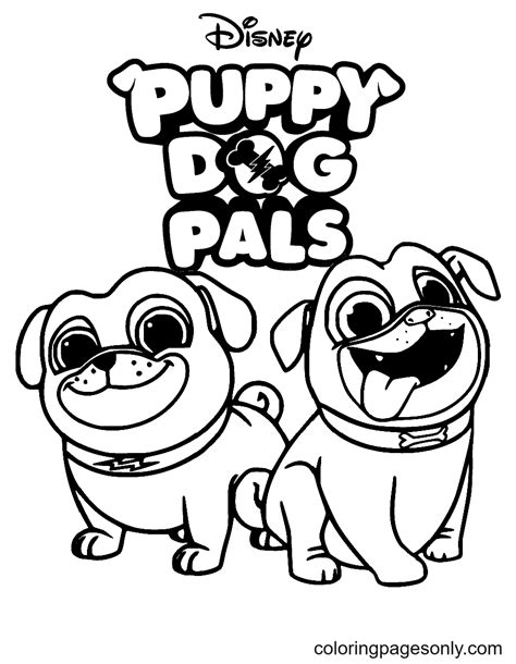 Puppy Dog Pals Coloring Pages Printable for Free Download