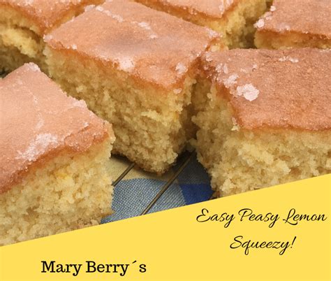 Mary Berry´s Lemon Drizzle Cake | Easy Traybake - TheUniCook