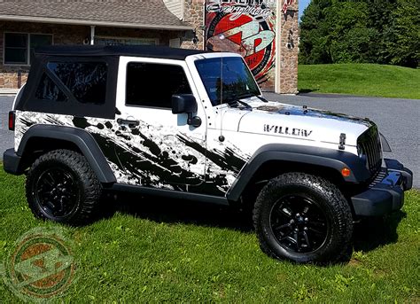 JEEP WRANGLER DIGITAL CAMO WRAP | SCRIBBLES & DRIPS