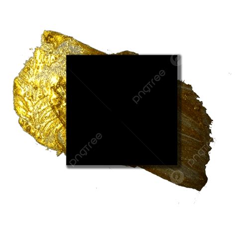 Black Border With Gold Foil Texture, Black Border, Gold, Texture PNG Transparent Clipart Image ...