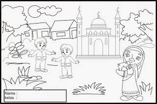 Koleksi 29+ Gambar Masjid Untuk Mewarnai Anak Tk - KataUcap