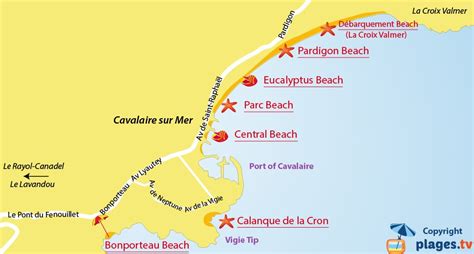 Beaches in Cavalaire-sur-Mer France (83) - Seaside resort of Cavalaire sur Mer - Reviews ...