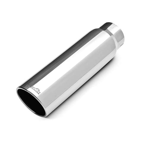 DynoMax® - Chevy Silverado 6.0L 2008 Stainless Steel Round Rolled Edge Polished Exhaust Tip