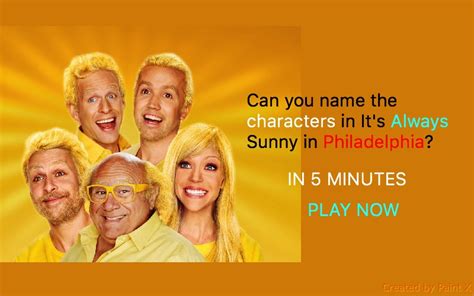 Can you name the characters in It's Always Sunny in Philadelphia? - Quiz For Fans