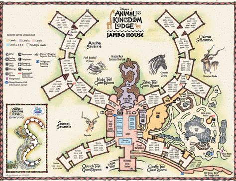 Animal Kingdom Lodge Resort Map