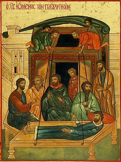 13 best Healing of the Paralytic images on Pinterest | Healing, Catholic art and Christ