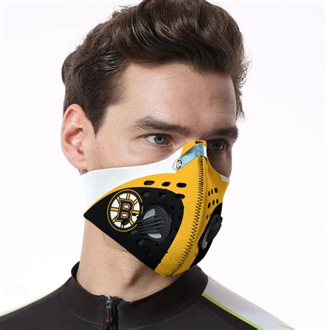 Boston Bruins Ice Hockey N95 Filter Face Mask - RobinPlaceFabrics