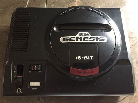 original #sega genesis model 1 non-tmss high definition console system ...